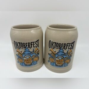 Troegs Octoberfest Beer Stein Mugs Limited Edition Set